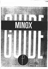 Minox B manual. Camera Instructions.